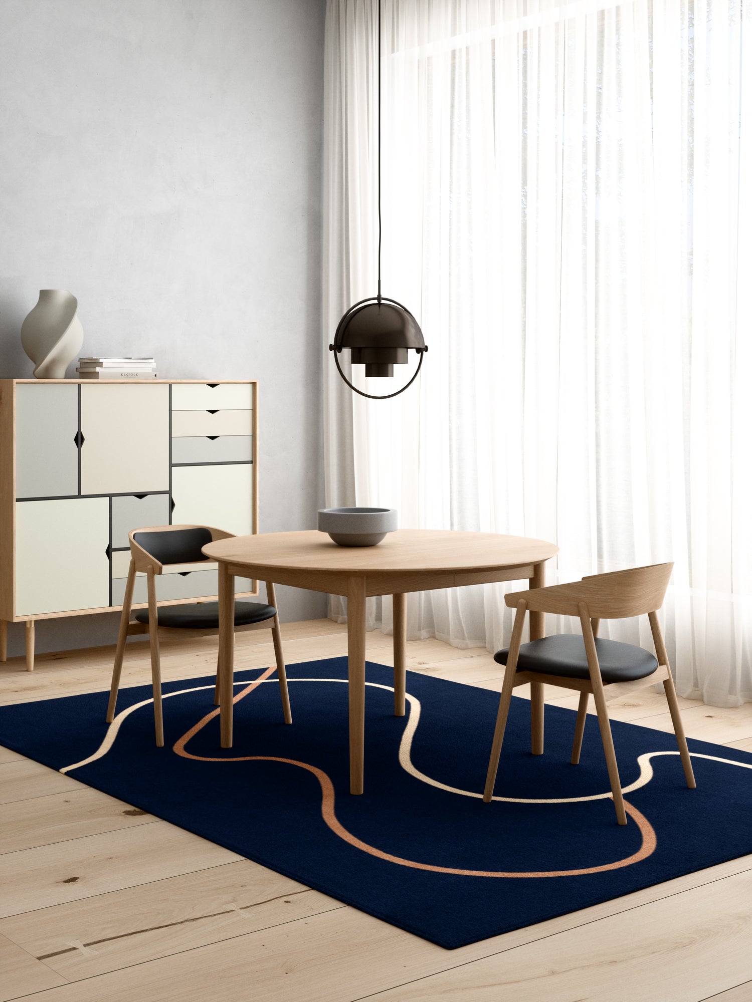 Andersen Classic 290/295 Pull -out -Tisch - Runde