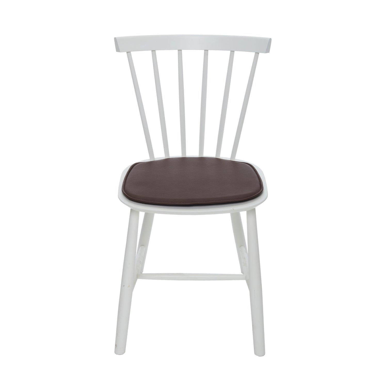 Grundlegendes dunkelbraunes Kissen an Poul M. Volher J46 Stuhl