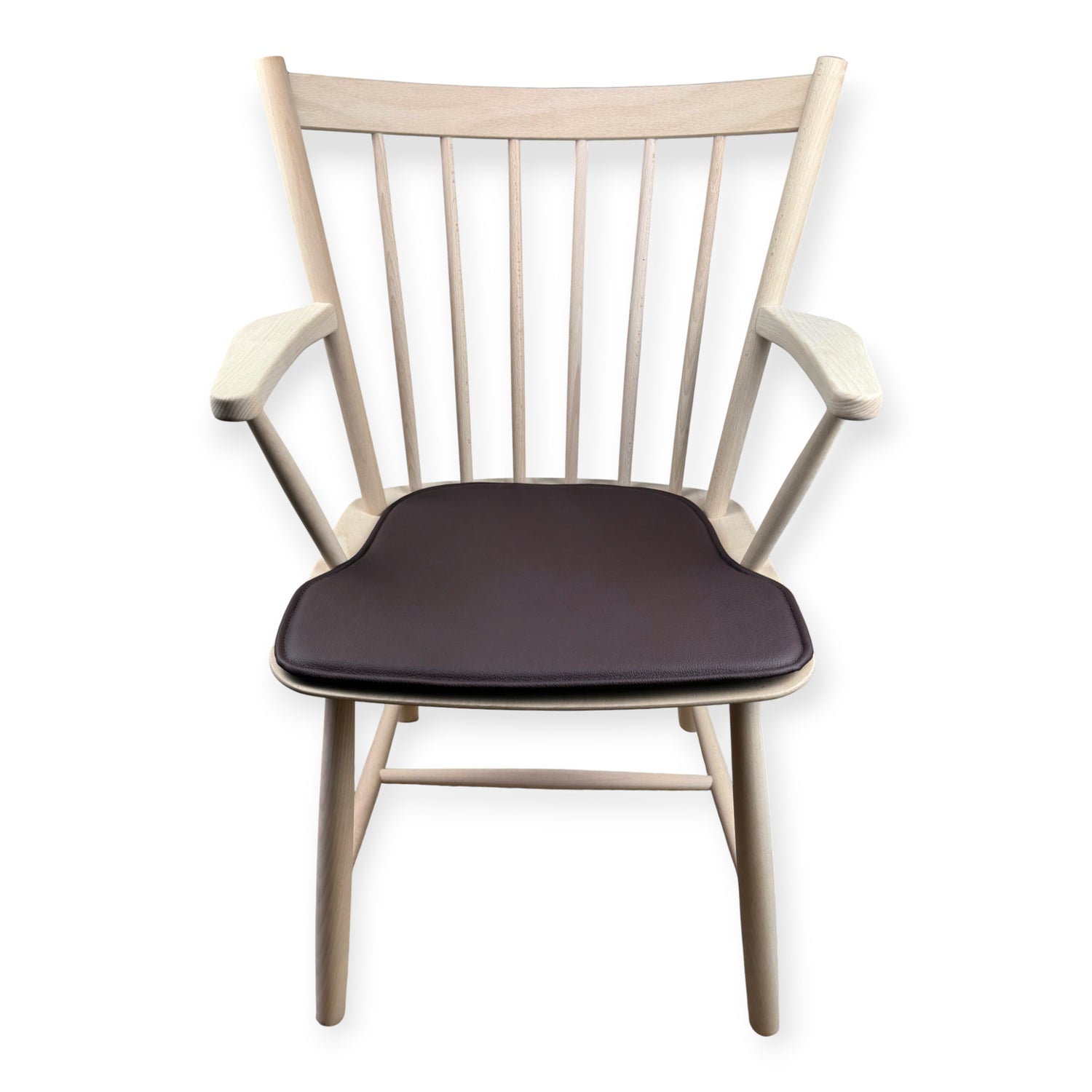 Kissen für HAY Børge Mogensen J42 Stuhl aus dunkelbraunem Leder