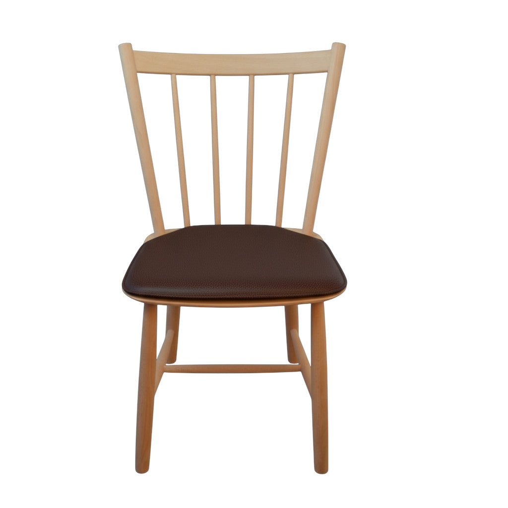 Kissen zum Heu J41 -Stuhl in - dunkelbraunes Leder