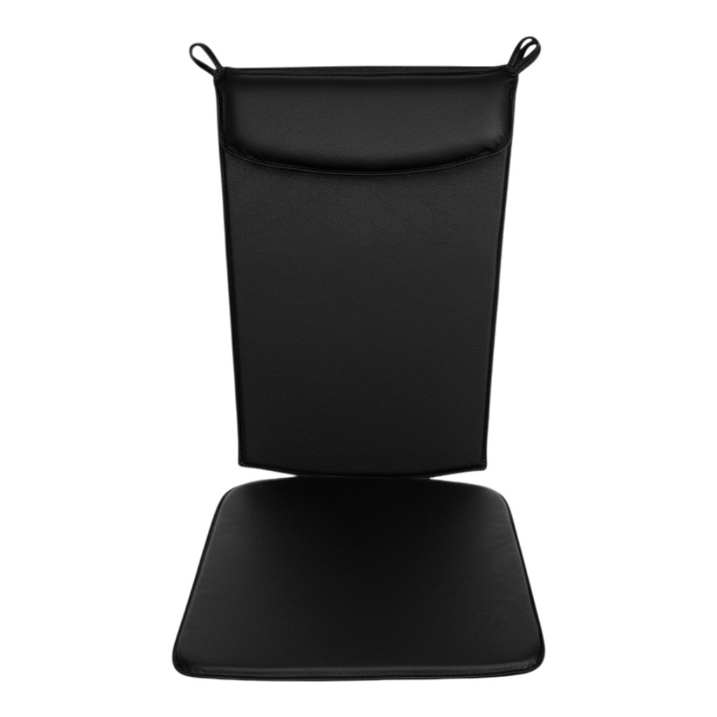 Kissen Set an Hans J. Wegner J16 Schaukelstuhl in - Schwarzes Leder