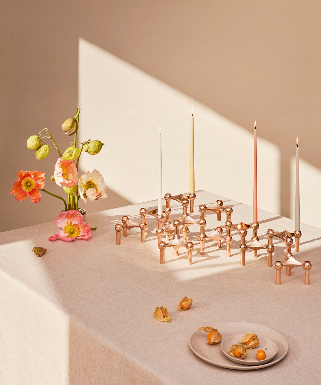 STOFF Kertelys af Ester &amp; Erik, støvet rosa - STOFF - DesignGaragen.dk