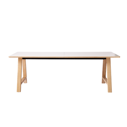 T11 Pull -out Tisch weiße Laminat - Matte (Kristallweiß)