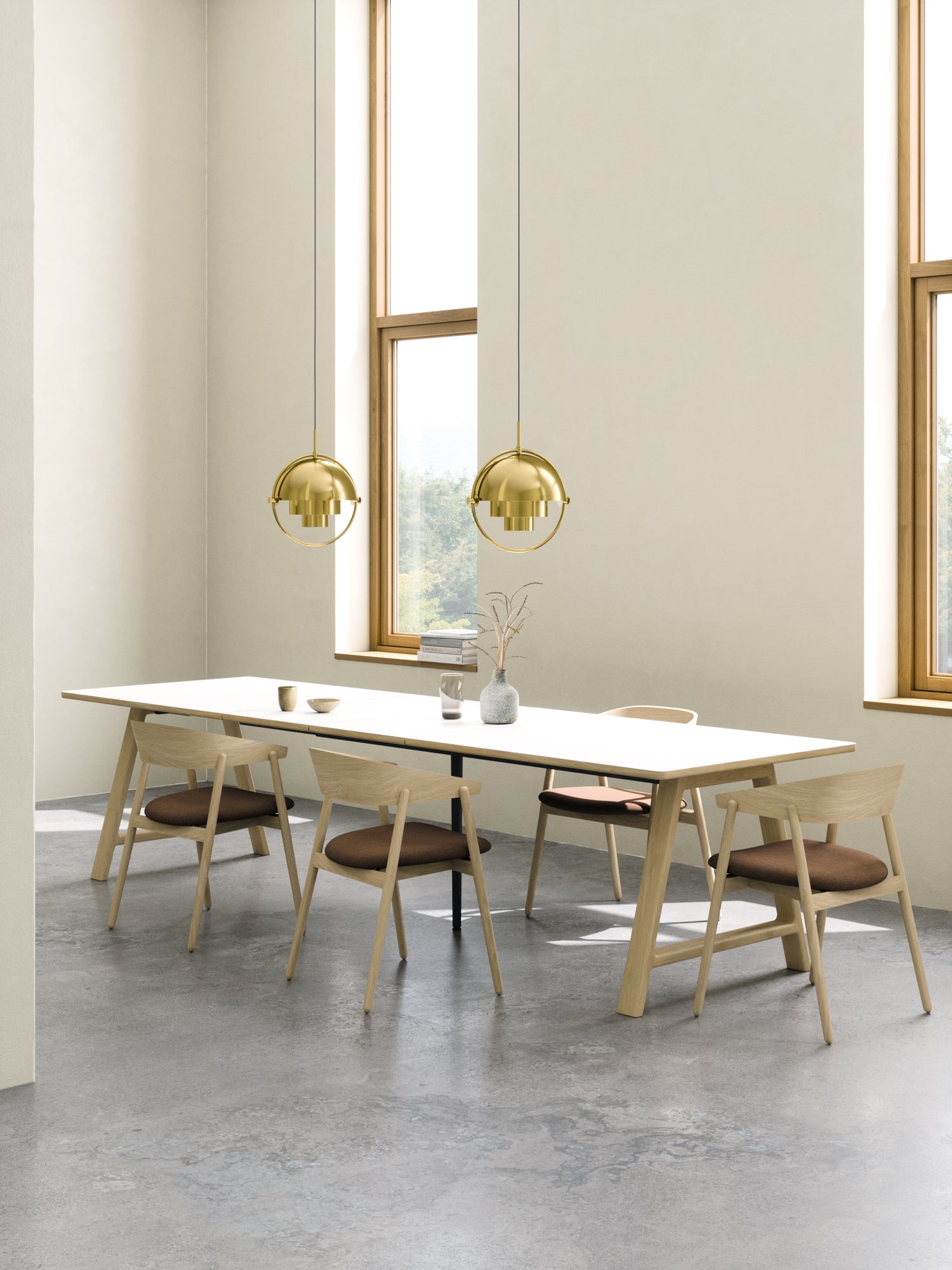 T11 Pull -out Tisch weiße Laminat - Matte (Kristallweiß)