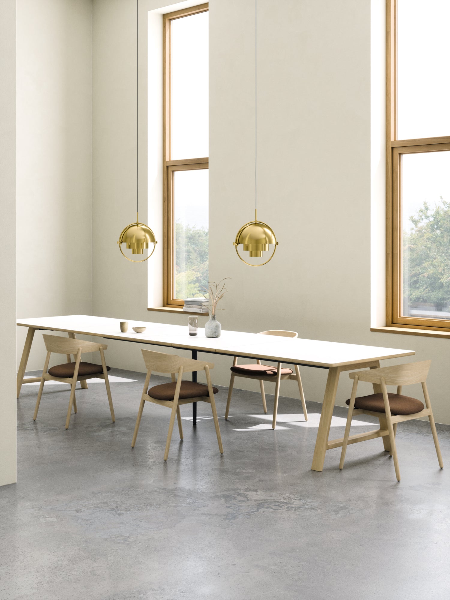 T11 Pull -out Tisch weiße Laminat - Matte (Kristallweiß)