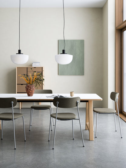 T11 Pull -out Tisch weiße Laminat - Matte (Kristallweiß)