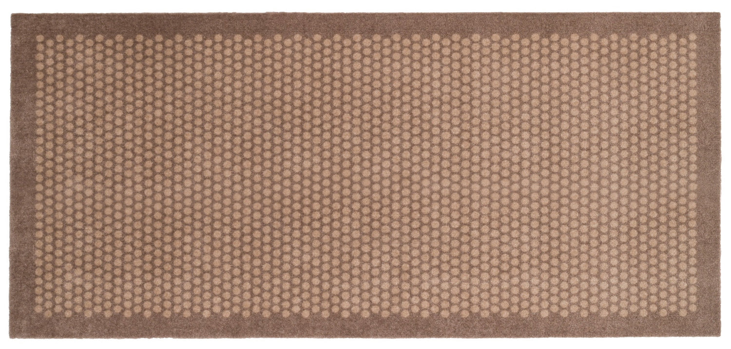 Bodenmatte 90 x 200 cm - Punkte/Sand