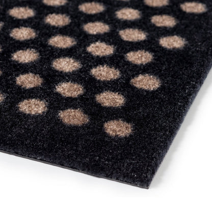 GULVMÅTTE 40 x 60 cm - DOT/BLACK SAND - Tica Copenhagen - DesignGaragen.dk