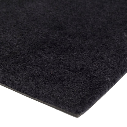 Bodenmatte 67 x 120 cm - Uni Farbe/Schwarz