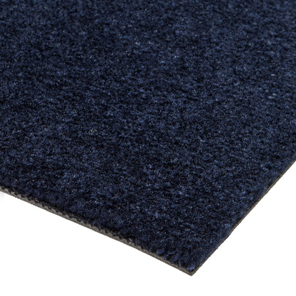 Bodenmatte 67 x 120 cm - Uni Farbe/Blau