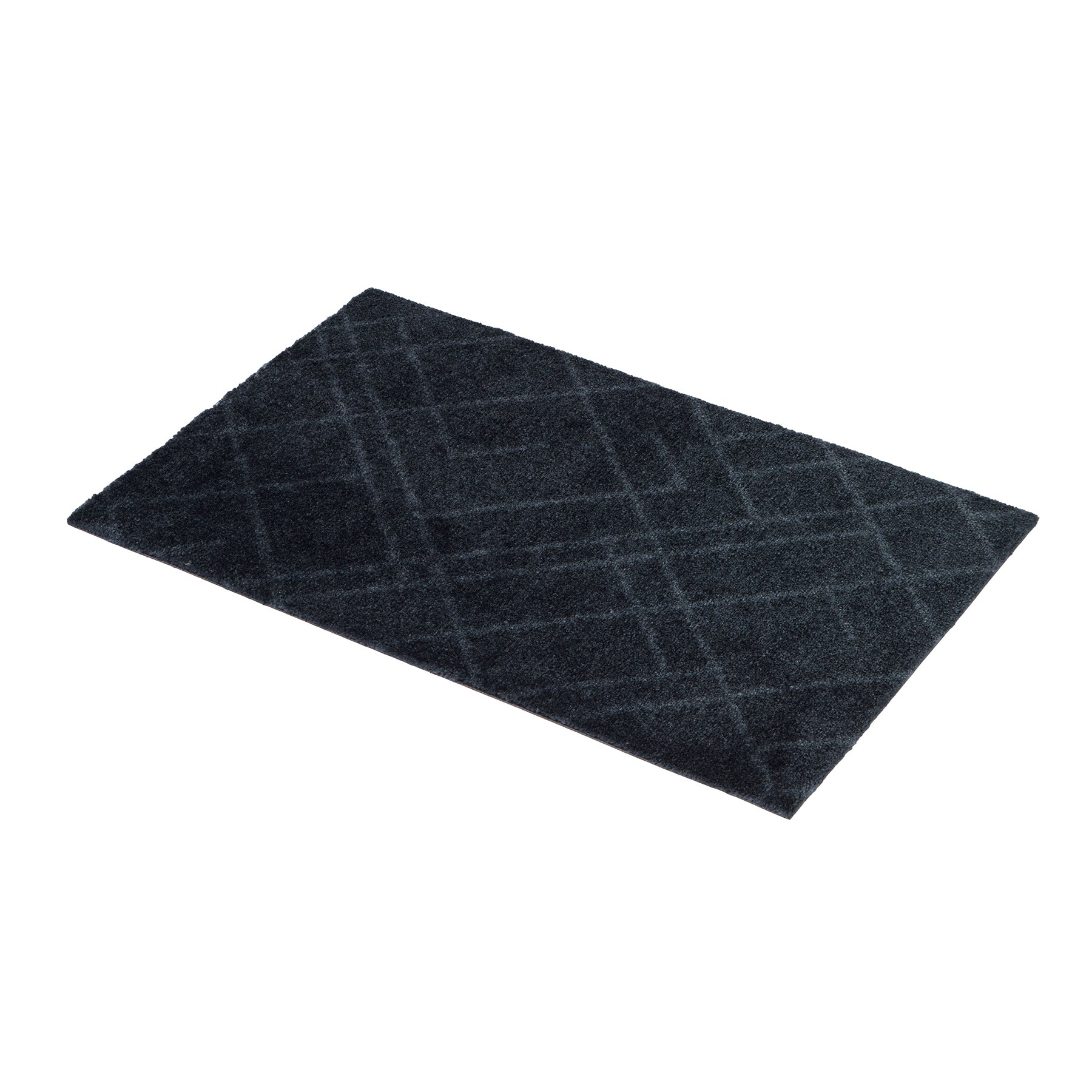 Bodenmatte 40 x 60 cm - Linien/Dunkelgrau