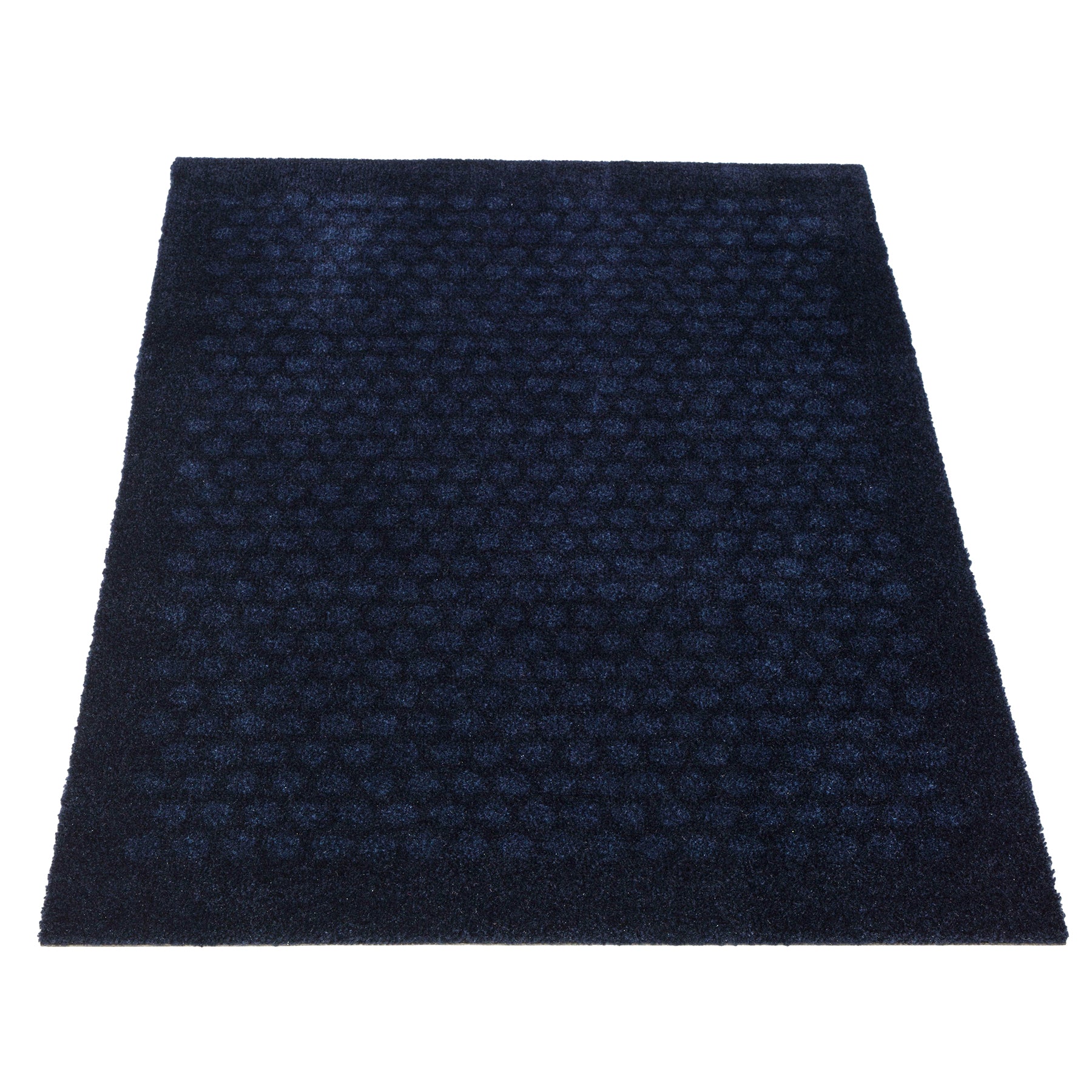 Bodenmatte 60 x 90 cm - Punkte/Blau