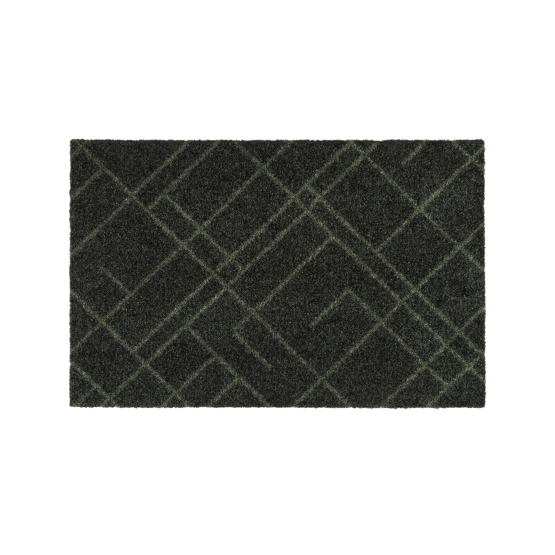 Bodenmatte 40 x 60 cm - Linien/dunkelgrün
