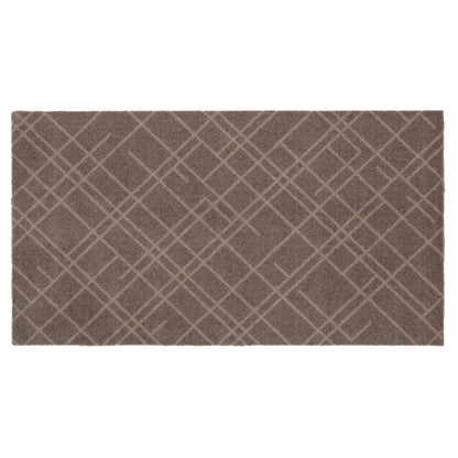 Bodenmatte 67 x 120 cm - Linien/Sand