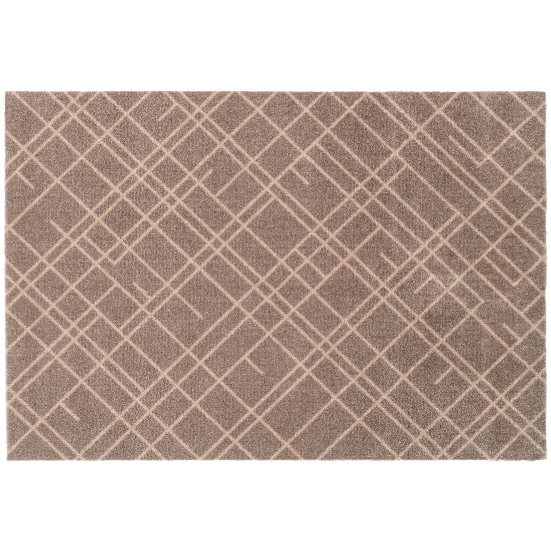Bodenmatte 90 x 130 cm - Linien/Sand