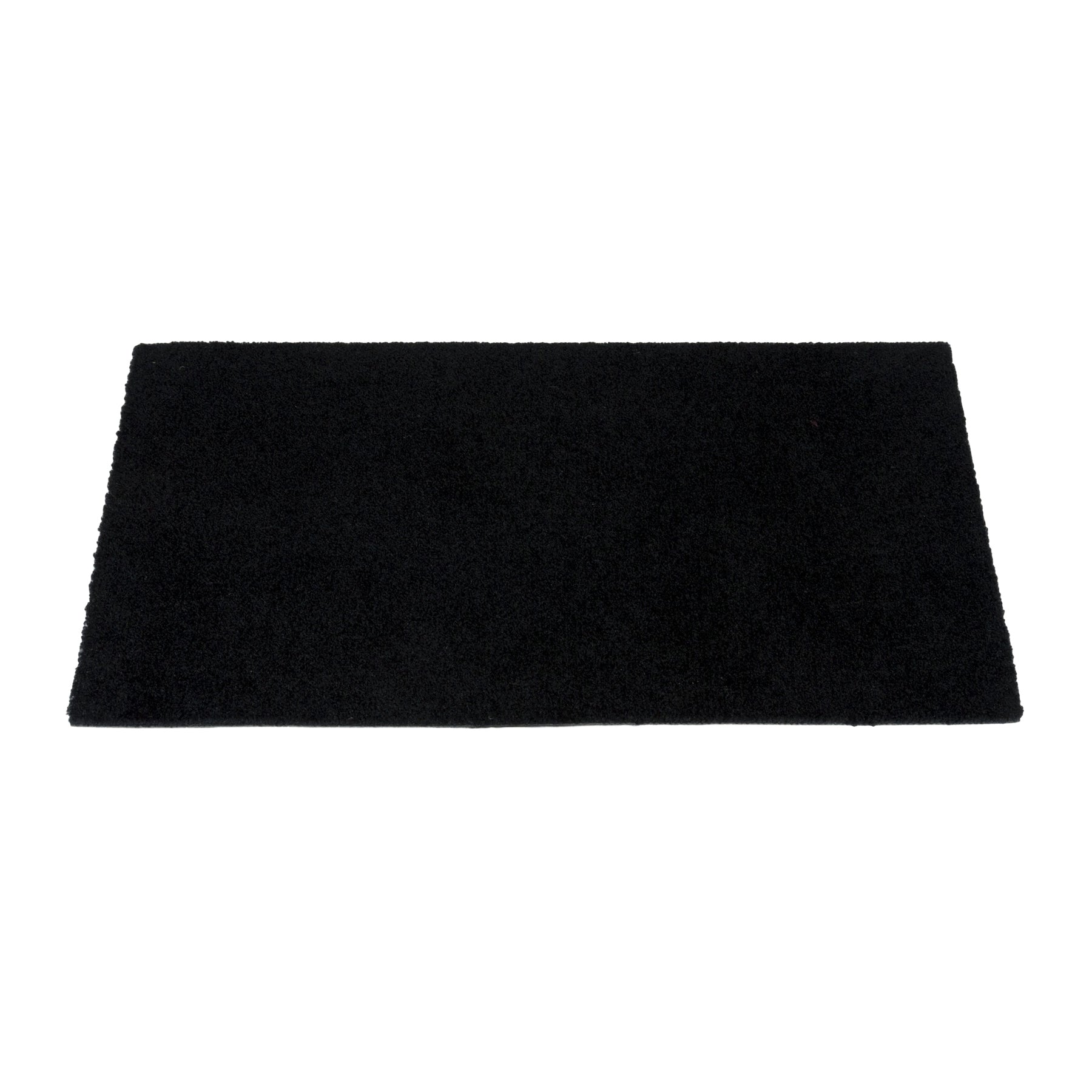 Bodenmatte 40 x 60 cm - Uni Farbe/Schwarz