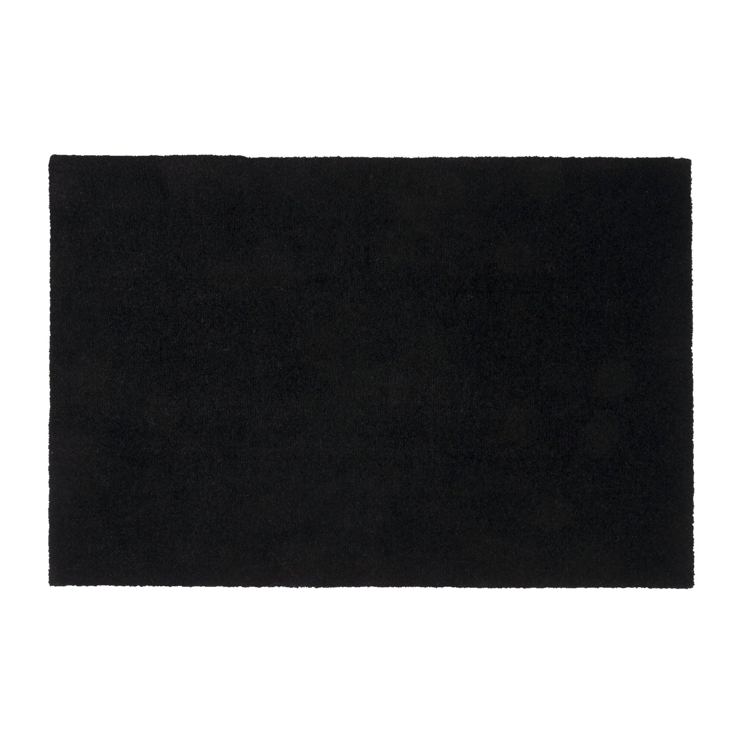 Bodenmatte 60 x 90 cm - Uni Farbe/Schwarz