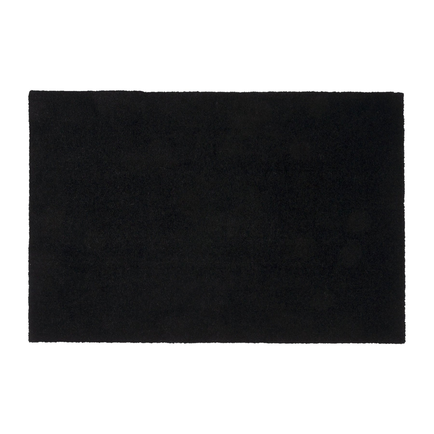 Bodenmatte 60 x 90 cm - Uni Farbe/Schwarz