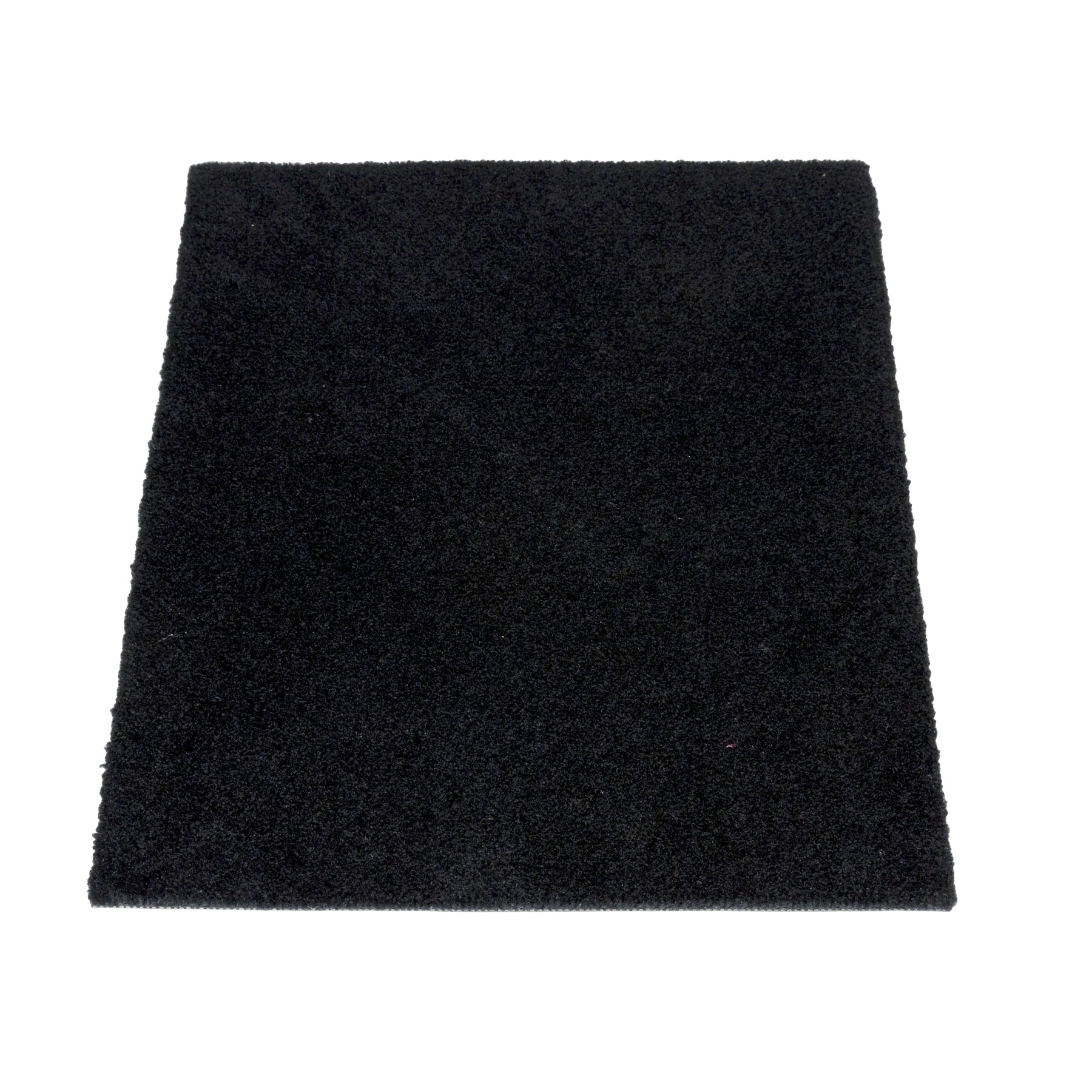 Bodenmatte 40 x 60 cm - Uni Farbe/Schwarz