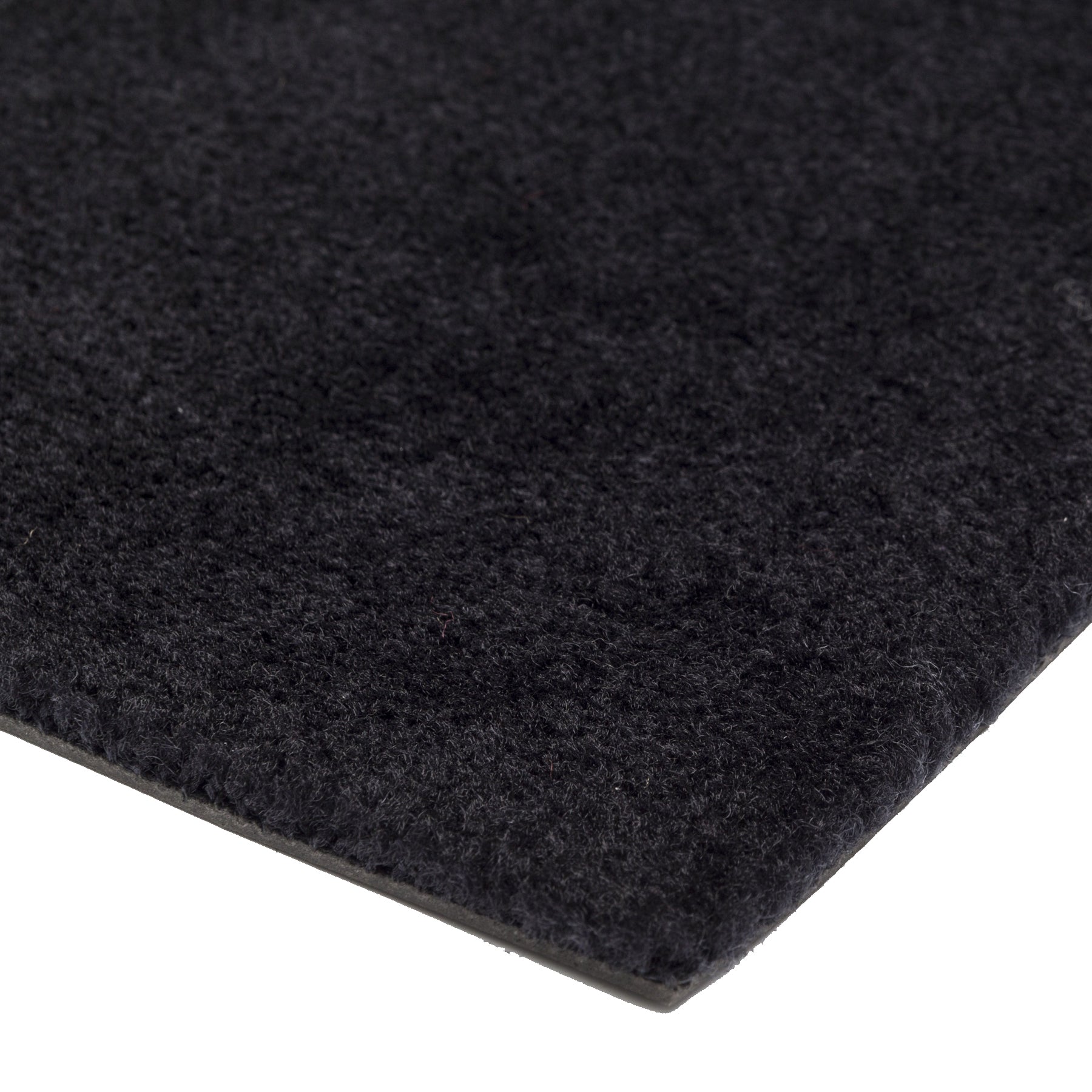 Bodenmatte 60 x 90 cm - Uni Farbe/Schwarz