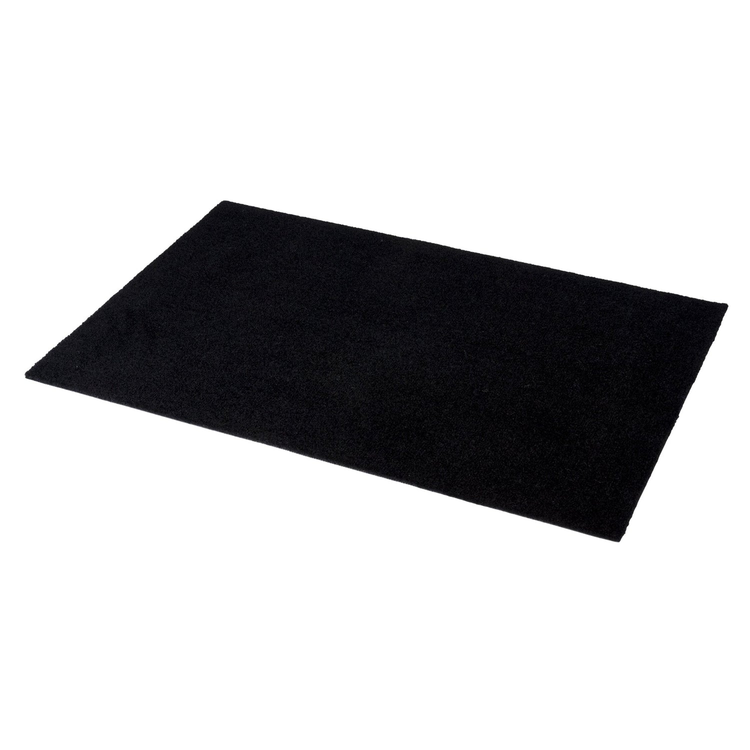 Bodenmatte 60 x 90 cm - Uni Farbe/Schwarz