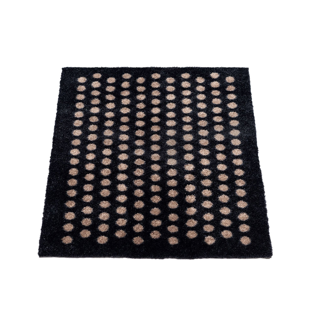 Bodenmatte 40 x 60 cm - Punkt/schwarzer Sand