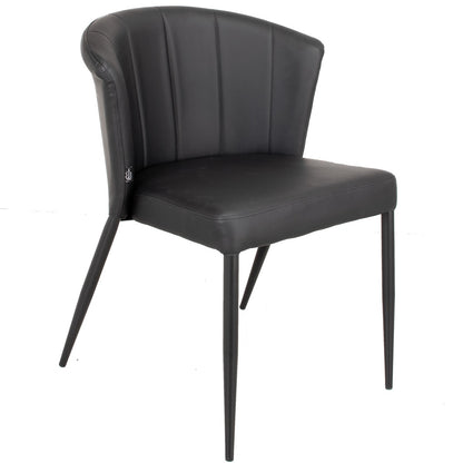 Esstischstuhl Thor Black Pu
