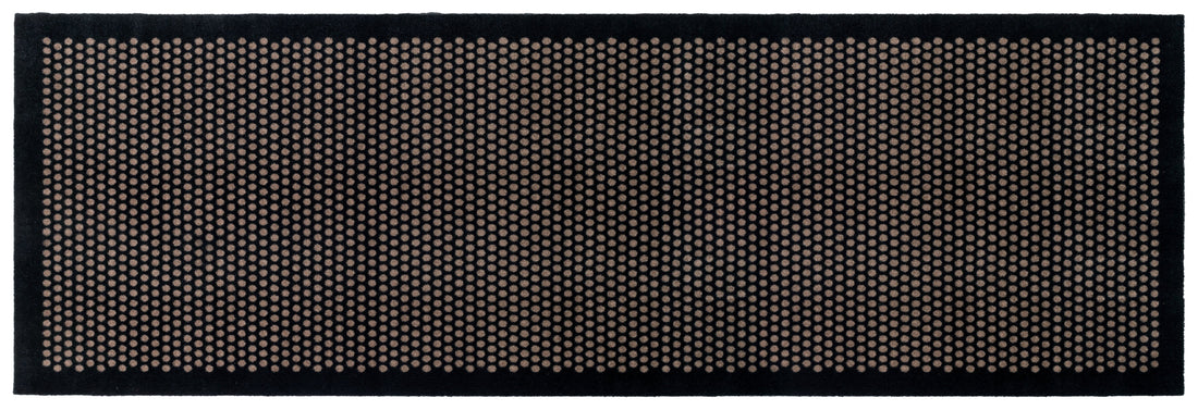 Bodenmatte 100 x 300 cm - Punkt/schwarzer Sand