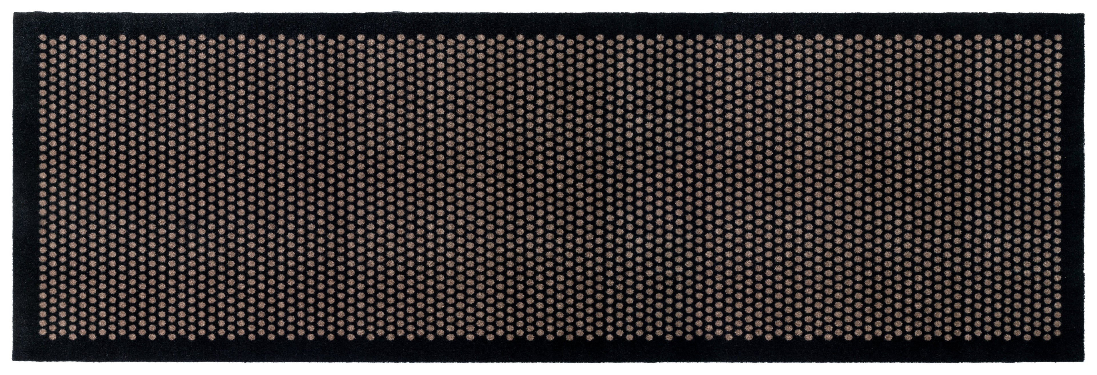 Bodenmatte 100 x 300 cm - Punkt/schwarzer Sand
