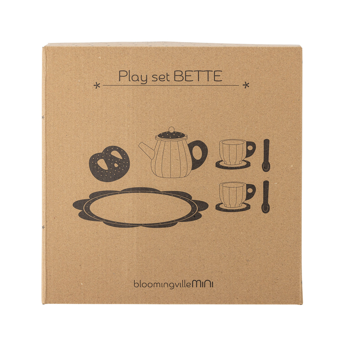 Bloomingville Mini Bette Toys, Küchenset, Brown, FSC®100%, MDF