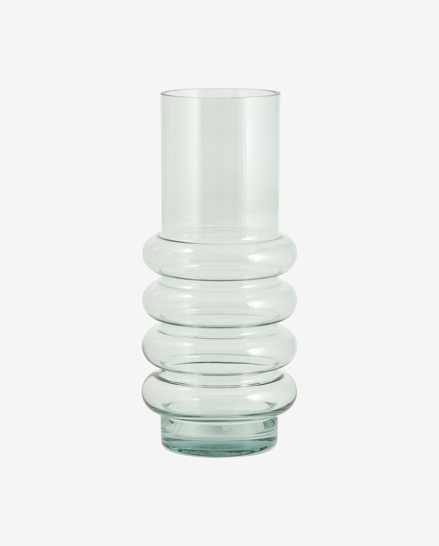 Maui -Vase in Glas - groß - H36 cm - hellgrün