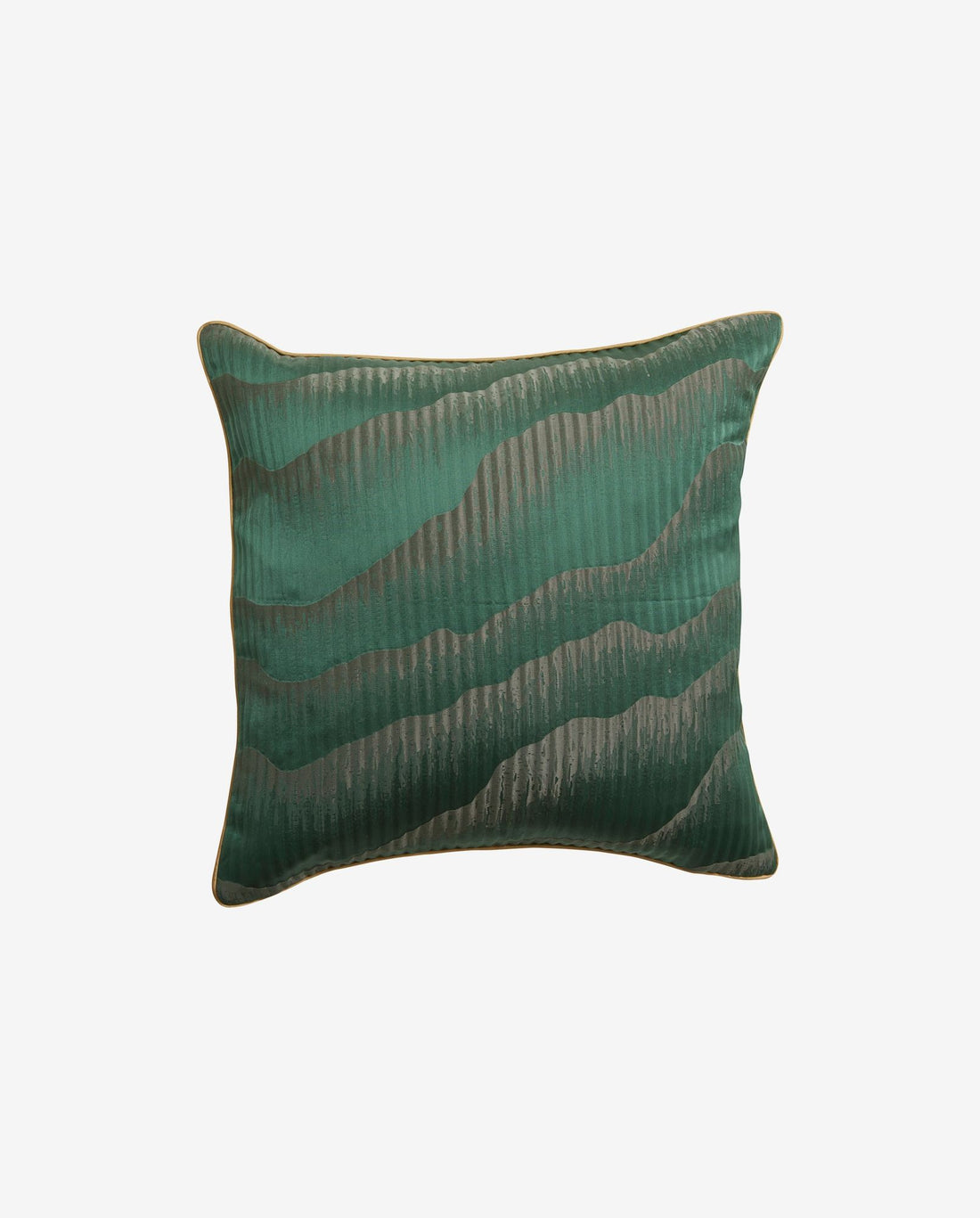 Avior -Kissenbedeckung im Satin - 45x45 - dunkelgrün