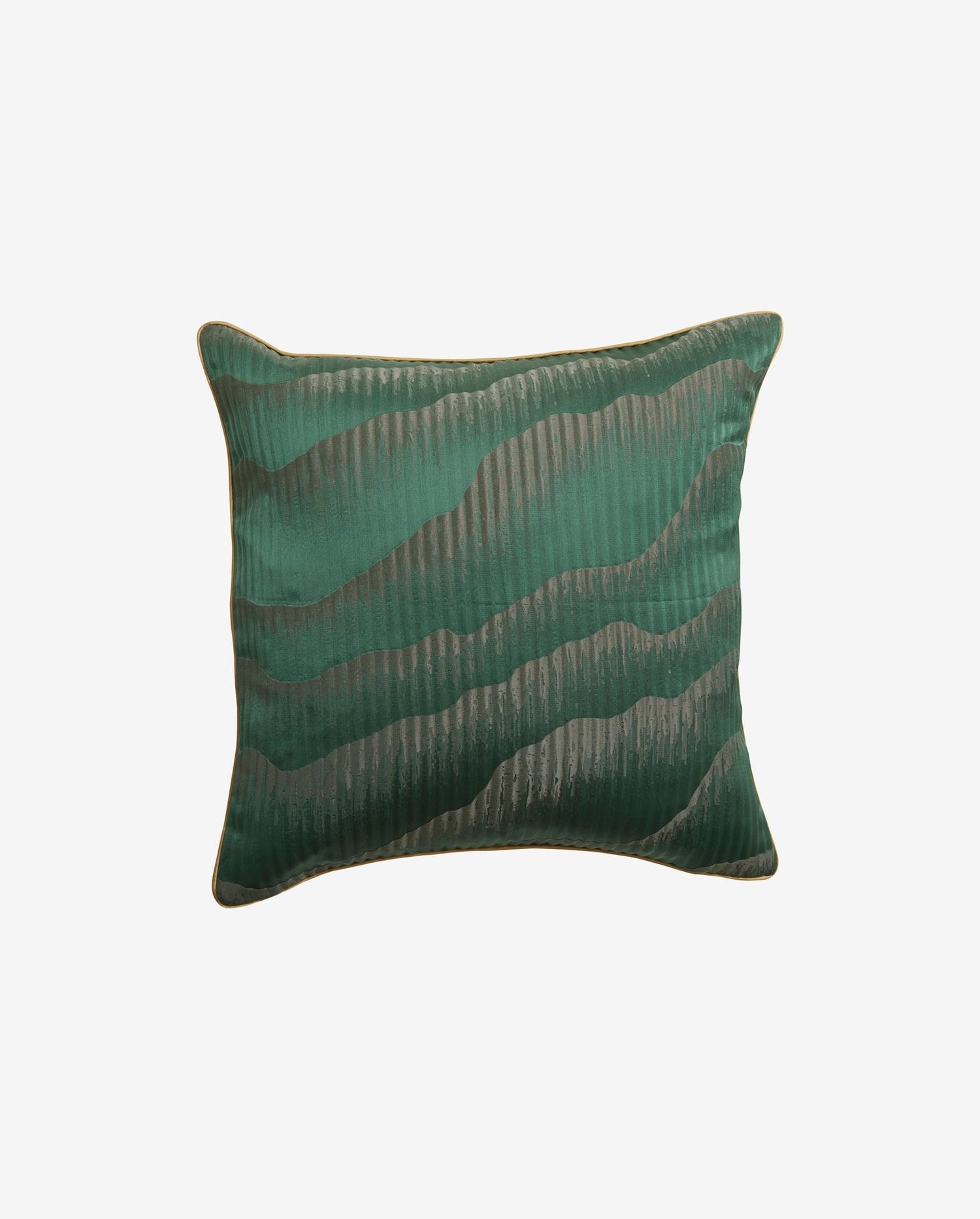 Avior -Kissenbedeckung im Satin - 45x45 - dunkelgrün