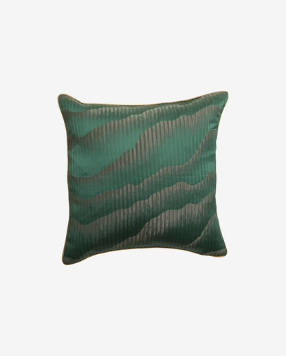 Avior -Kissenbedeckung im Satin - 45x45 - dunkelgrün