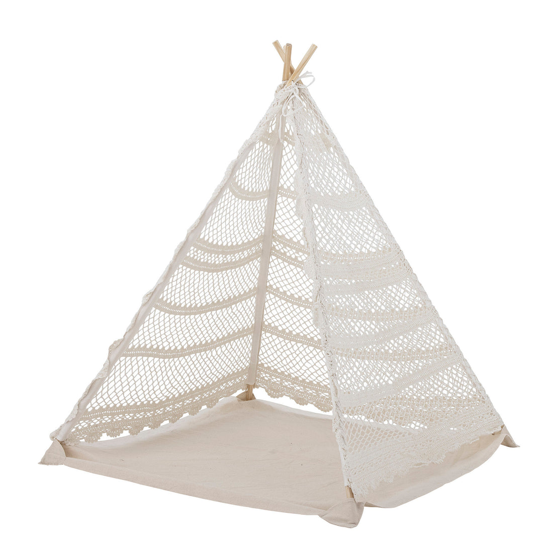 Bloomingville Mini Herle Spielzeug Tipi, Natur, Baumwolle