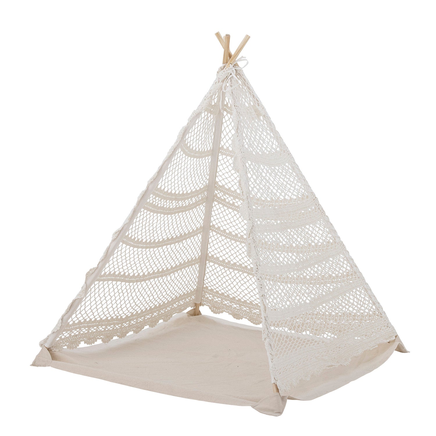 Bloomingville Mini Herle Spielzeug Tipi, Natur, Baumwolle