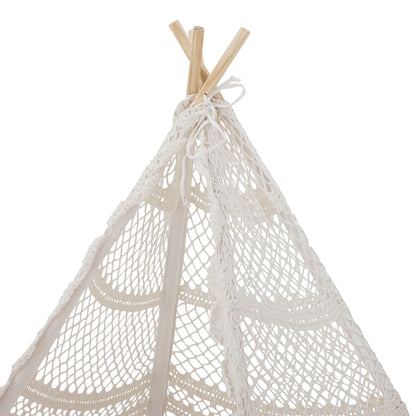 Bloomingville Mini Herle Spielzeug Tipi, Natur, Baumwolle