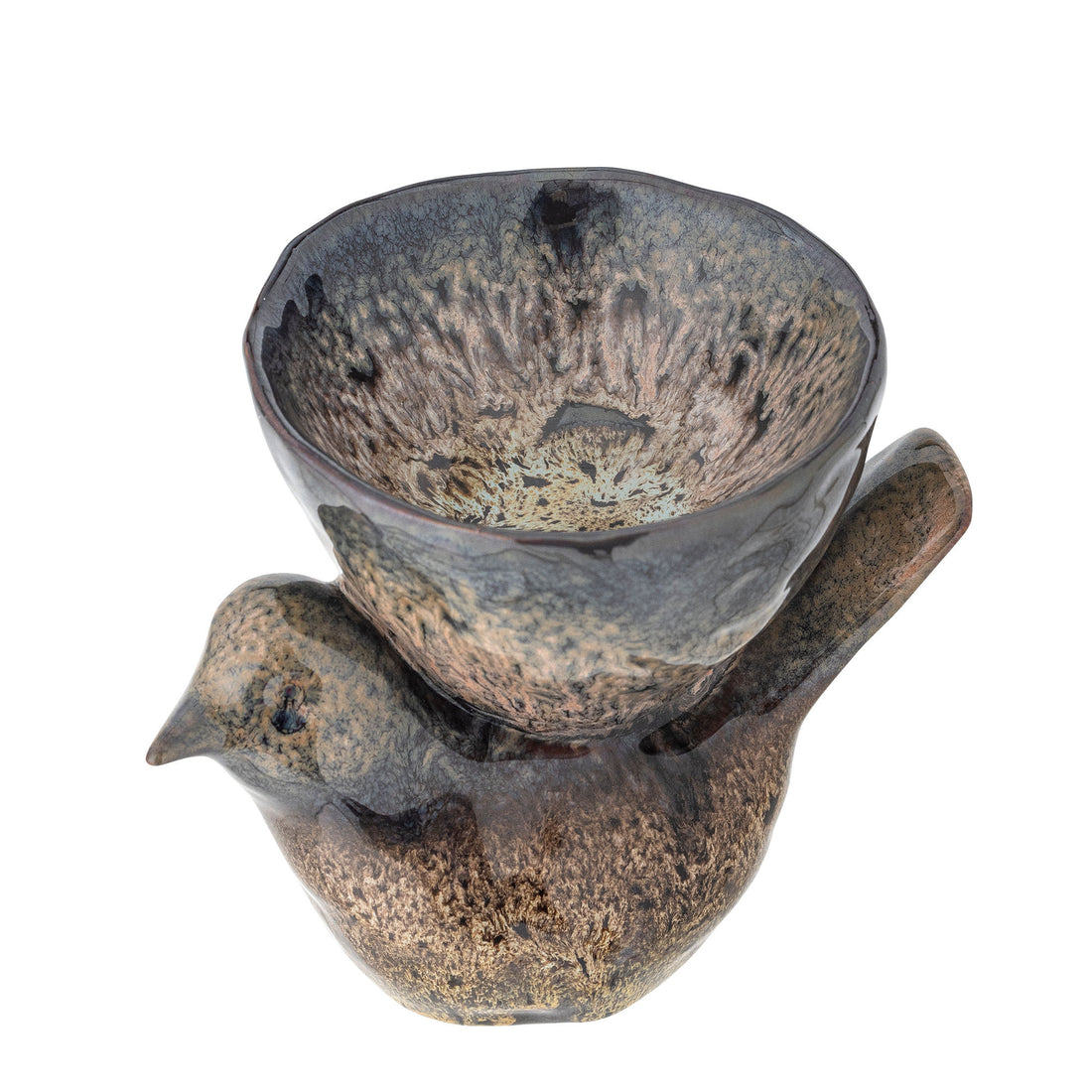 Kreative Kollektion Phil Deko, Brown, Steinzeug