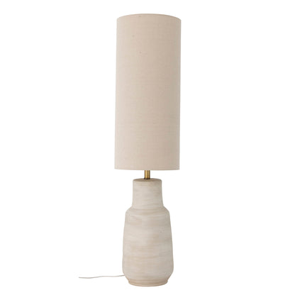 Bloomingville Linetta -Stehlampe, Weiß, Steinzeug