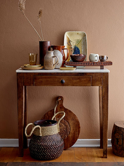 Kreative Sammlung Haus Konsolentabelle, Brown, FSC 100%® Mango