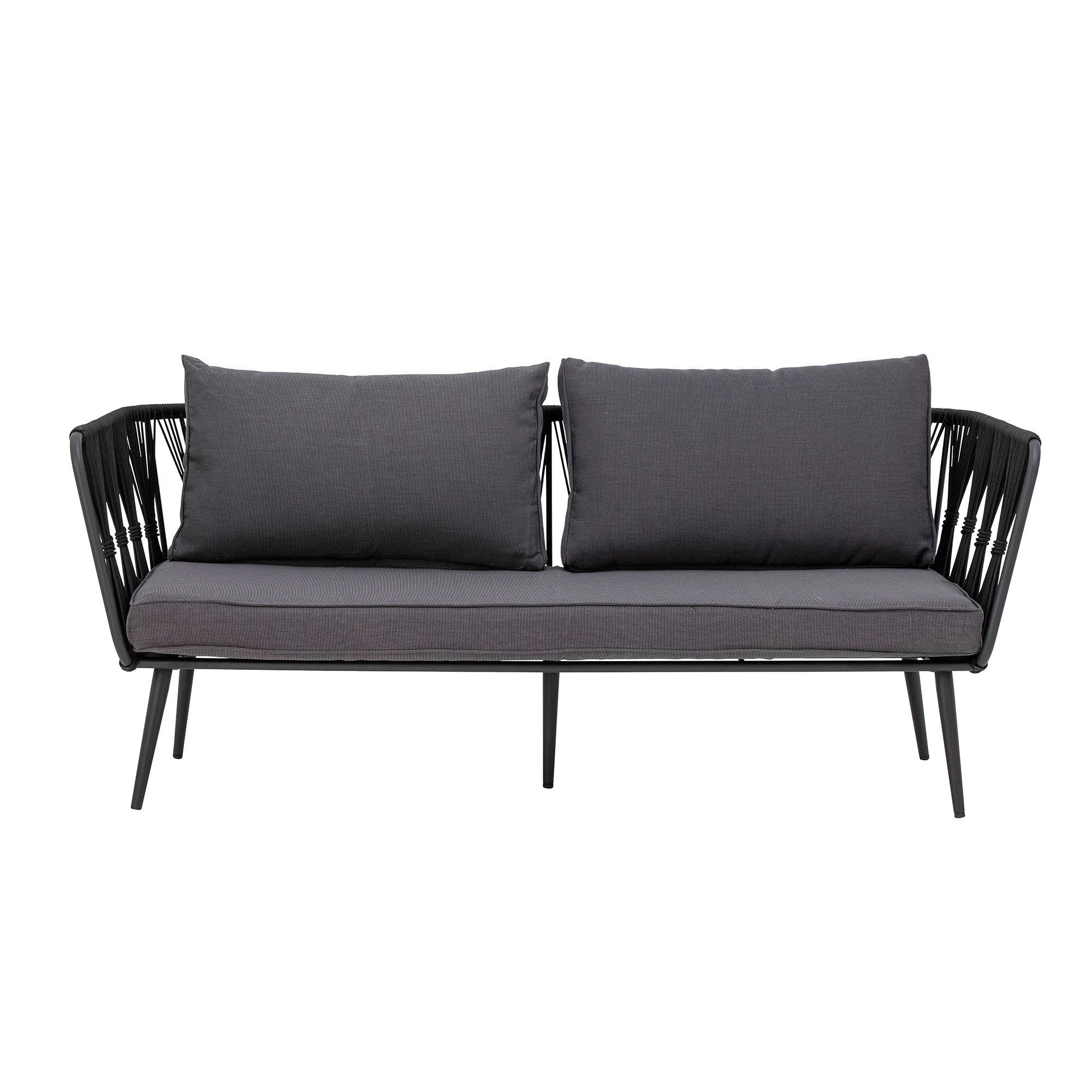 Bloomingville Pavone Sofa, Schwarz, Metall