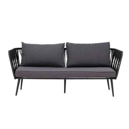Bloomingville Pavone Sofa, Schwarz, Metall