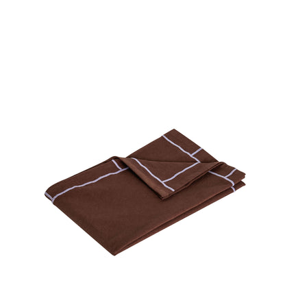 Hübsch Easypeasy -Handtuch braun/lila