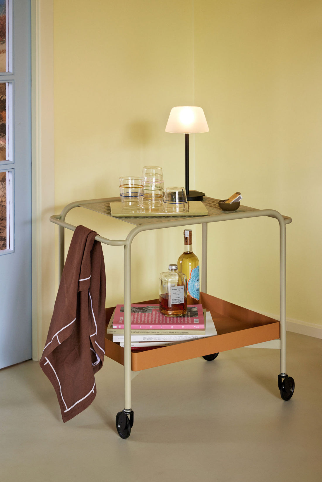 Hübsch Easypeasy -Handtuch braun/lila