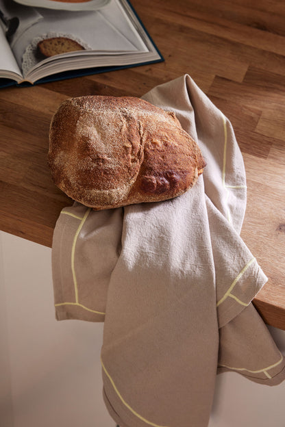 Hübsch EasyPasy Trotuchsand/Gelb