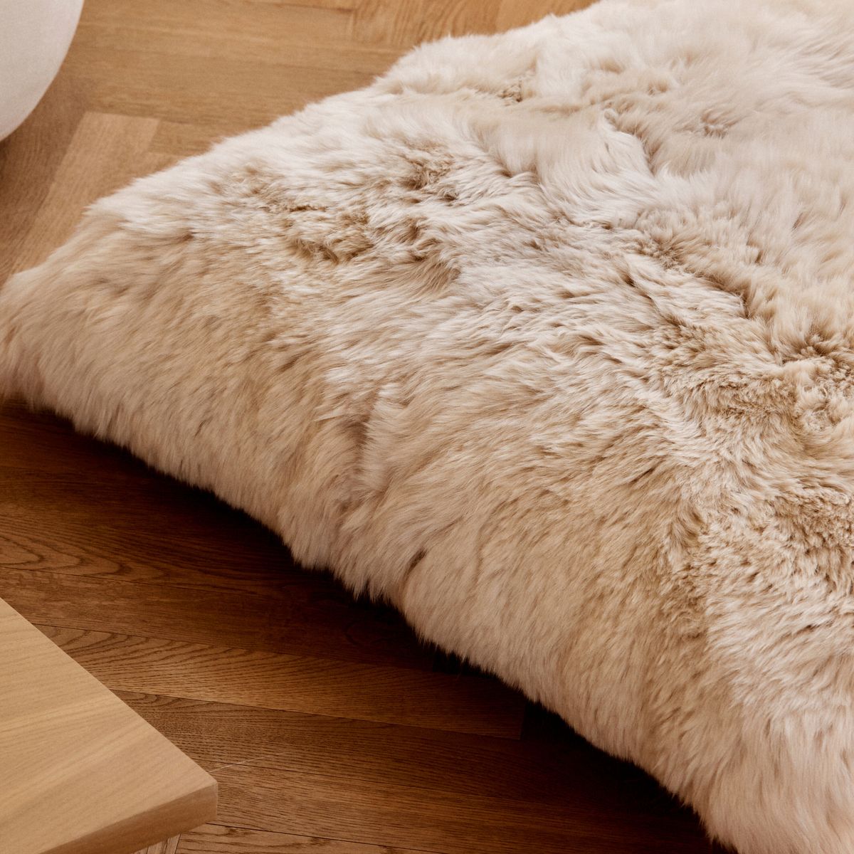 Maxi Float Kissen | Langhaarig | Neuseeland | Doppelseitig | 90x90 cm