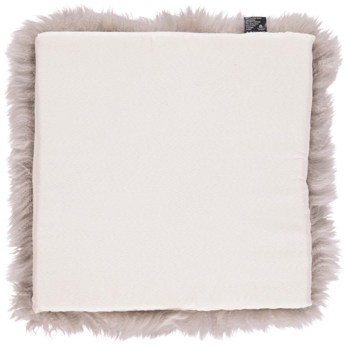 Sitzkissen mit Füllung | Langhaarig | Neuseeland | 37x37 cm
