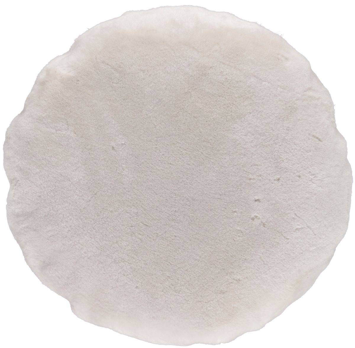 Lammfellkissen | Samt | Mokassin | Doppelseitig | Ø45 cm &amp; Ø62 cm