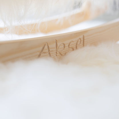 Manray Povl Kjer Design | Langhaariges Lammfell | Große L85xB25xH60 cm