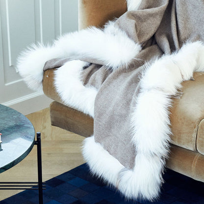 Kariert | Kaschmir, Fuchs | 130x200 cm